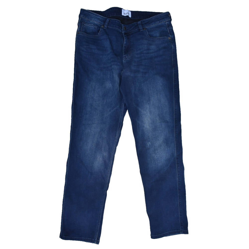 DUER DU/ER Women's Performance Denim Girlfriend Jeans -- Deep Sea Blue -- 33x30